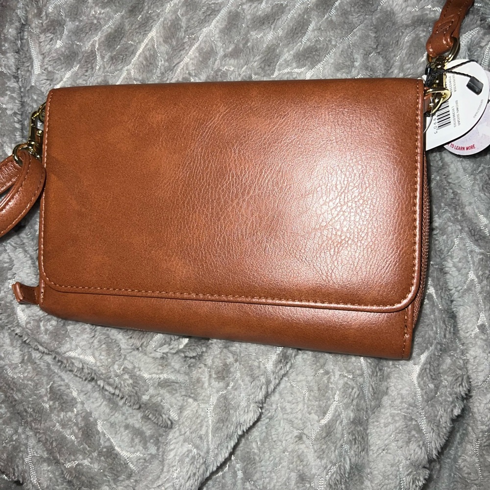 Brown satchel